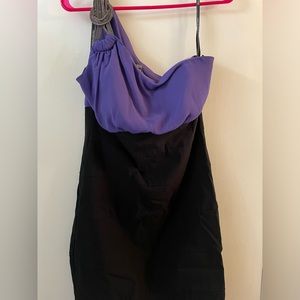 Bison Bisou One Shoulder Dress